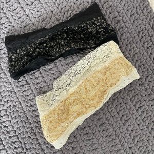 Free People sequin bandeau bras